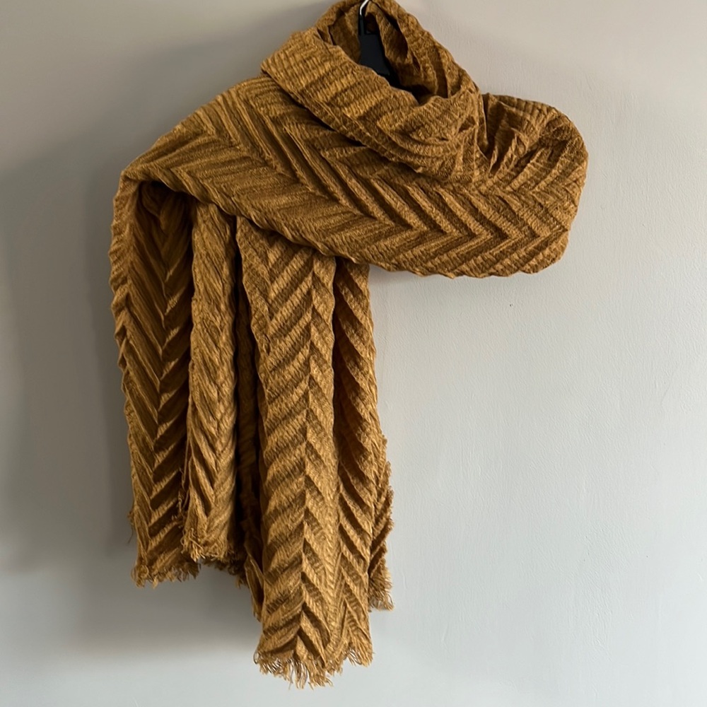 Scarf Textured Sienna Brown Women